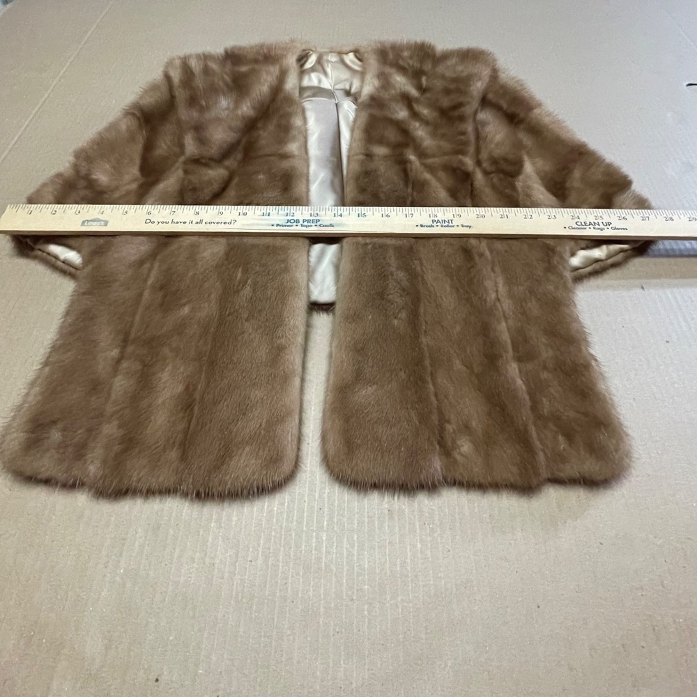 Vintage Women's Mink‎ Shawl Capelet By Spear & Picardi Fur Stole 1950's / 1960's - Picture 11 of 12